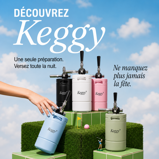 Keggy – Tireuse Nomade Multi-Boissons avec Fût Isotherme